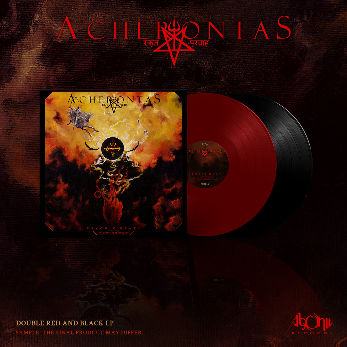 Acherontas - Psychic Death (Red/Black) 2LP - only 200 worldwide!